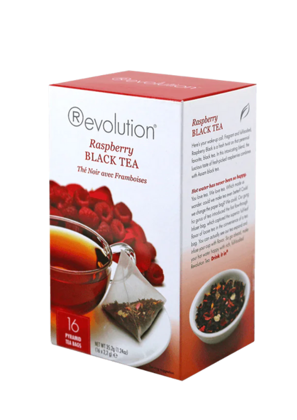 TÉ NEGRO CON FRAMBUESA PACK 16 BOLSITAS