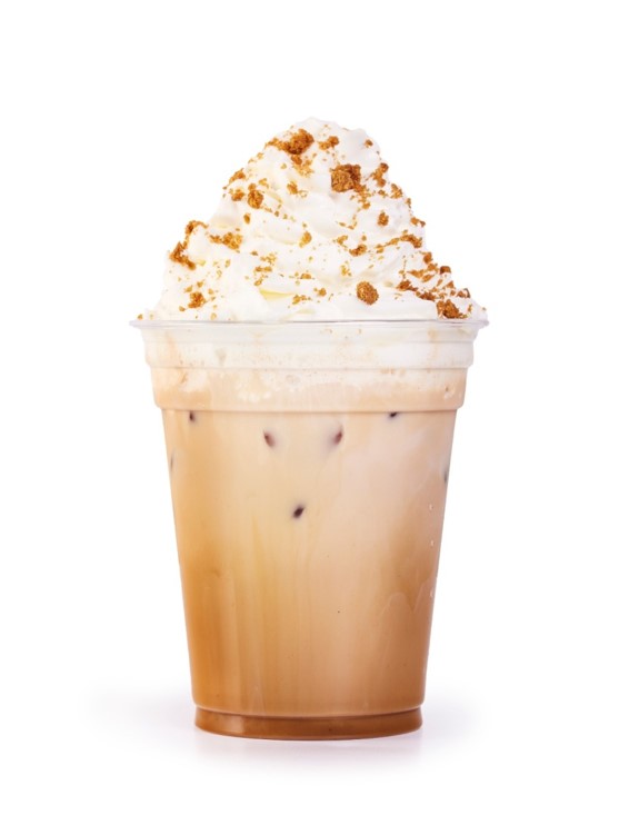 Iced latte machiatto
